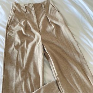 MANGO Wide Leg Trousers